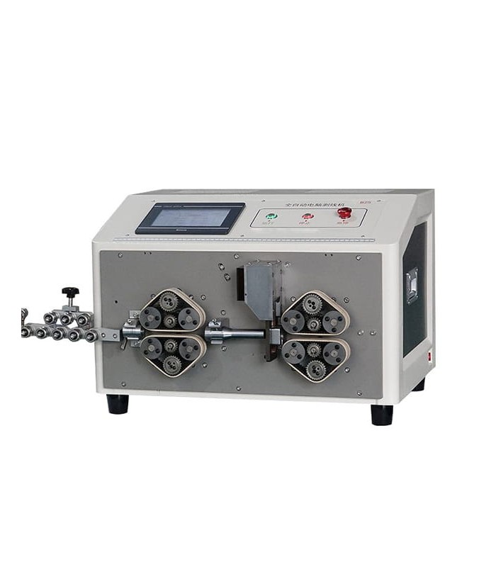 Automatische Maschine zum Schneiden und Abisolieren von einadrigen Kabeln (2 - 25 mmq)
