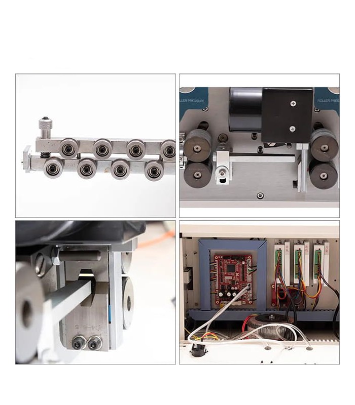 Máquina automática para cortar, pelar y pelar 2* cables bipolares (0,3 - 2 mmq)