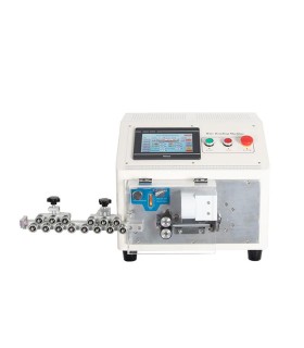 Automatic machine for cutting, stripping and bending single-core rigid single-core cables (1 - 6 mmq)