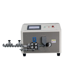 Automatic machine for cutting, stripping and bending single-core rigid single-core cables (1 - 16 mmq)