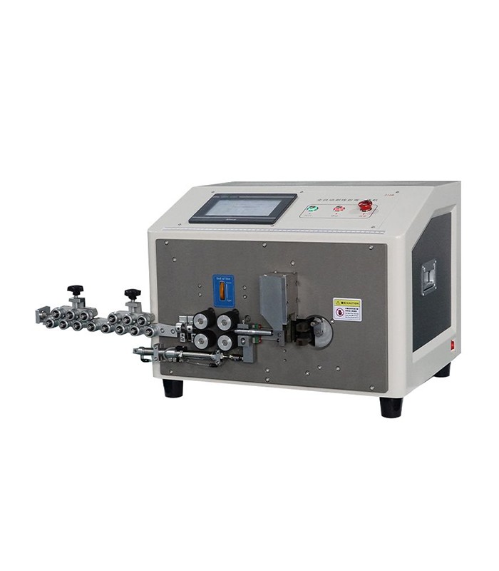 Automatic machine for cutting, stripping and bending single-core rigid single-core cables (1 - 16 mmq)