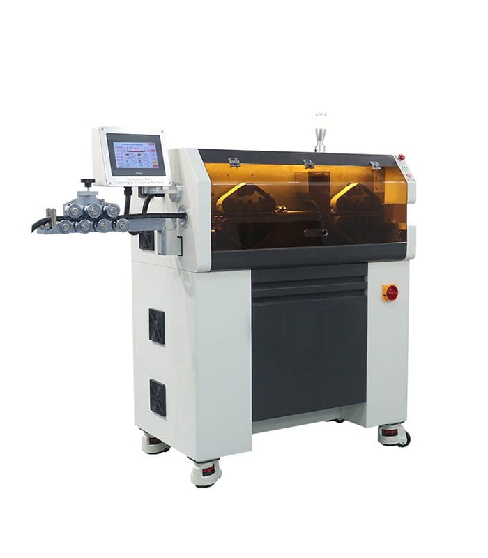 Automatic machine for cutting and stripping single-core and multi-core cables (25 - 120 mmq) (Ø 12 - 24 mm)