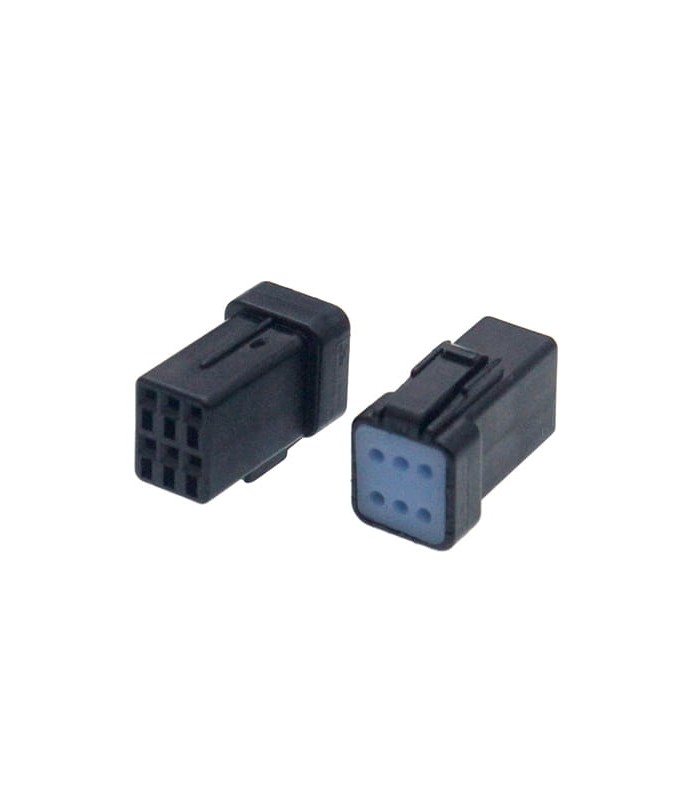 Conector JWPF macho 6 vìas negro