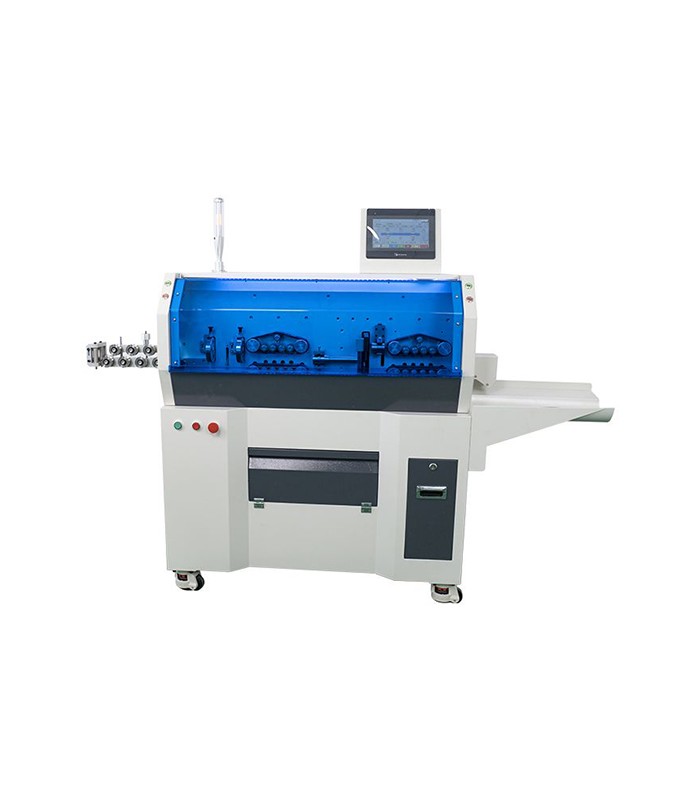 Machine automatique pour couper et dénuder les câbles unipolaires (6 - 120 mmq)