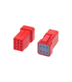 JWPF Connectors male 6 way red