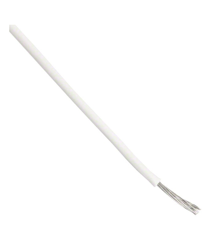 Cable Wire Unipolar UL Style 1213 AWG 22 Teflon PTFE 600V white