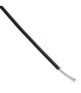 Unipolar Kable UL Style 1213 AWG 26 Teflon PTFE 600V Schwarz