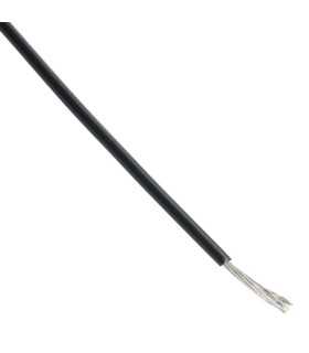 Einadriges MPPE-Drahtkabel, 28 AWG, 300V Schwarz