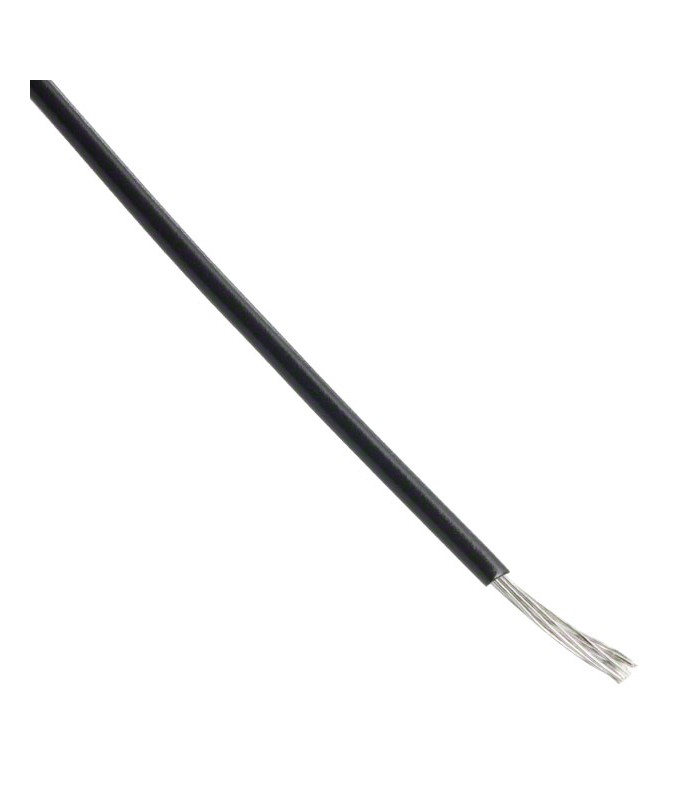 MPPE 28 AWG Single Core Wire Cable 300V Black