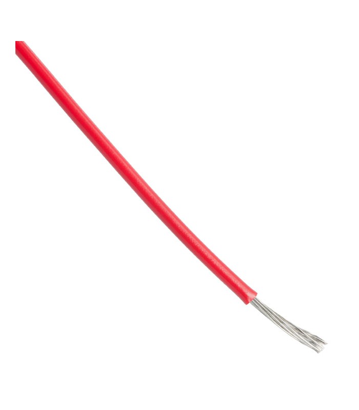 MPPE 28 AWG Single Core Wire Cable 300V Red