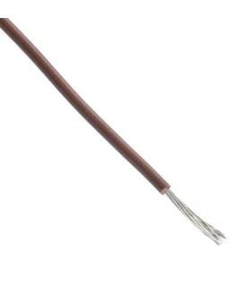 Cable unipolar ETFE 22 AWG 600V Marron