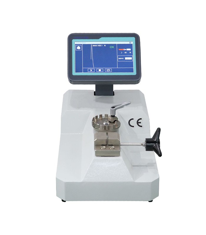 Motorized dynamometer for checking the holding force of the crimp