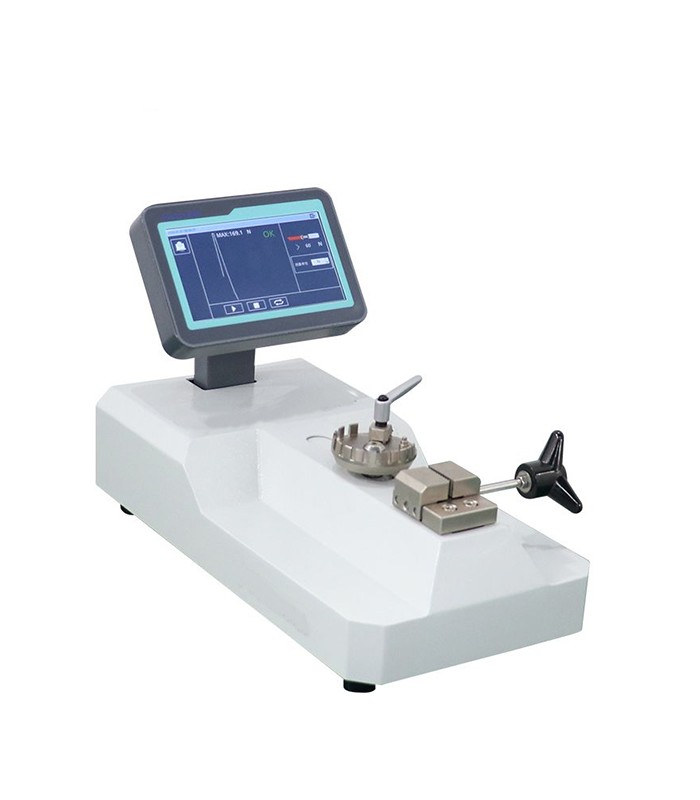 Motorized dynamometer for checking the holding force of the crimp