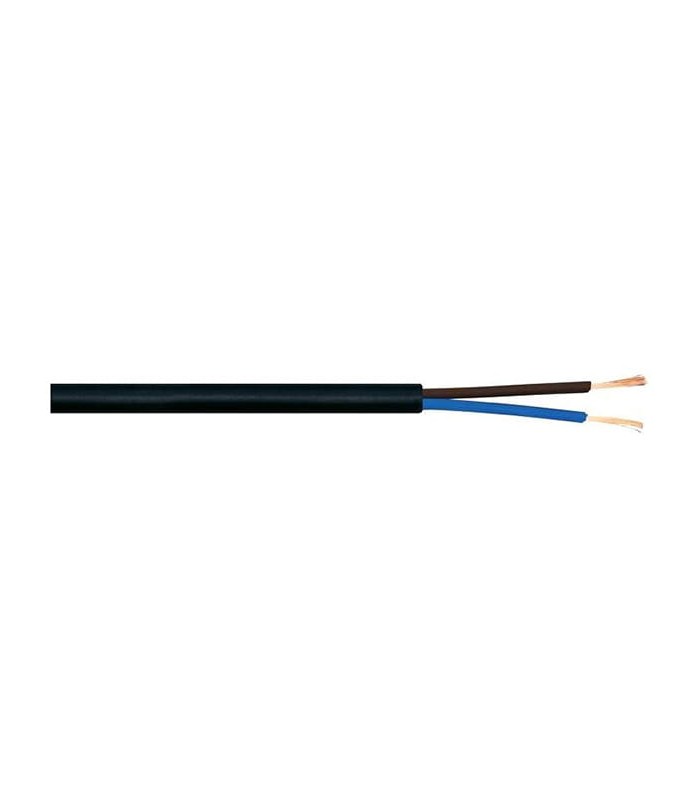 Cable eléctrico multiconductor negro Liyy 2x0,25 DIN 47100