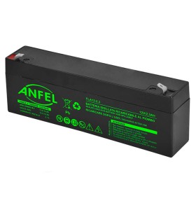 Batería hermética recargable de plomo ácido12V 2.2Ah 2.3Ah para alarmas antirrobo sistemas de videovigilancia