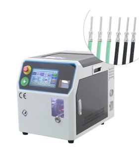 Machine automatique de dénudage et de sertissage de câbles pour cosses tournées (0,5 - 4 mmq)