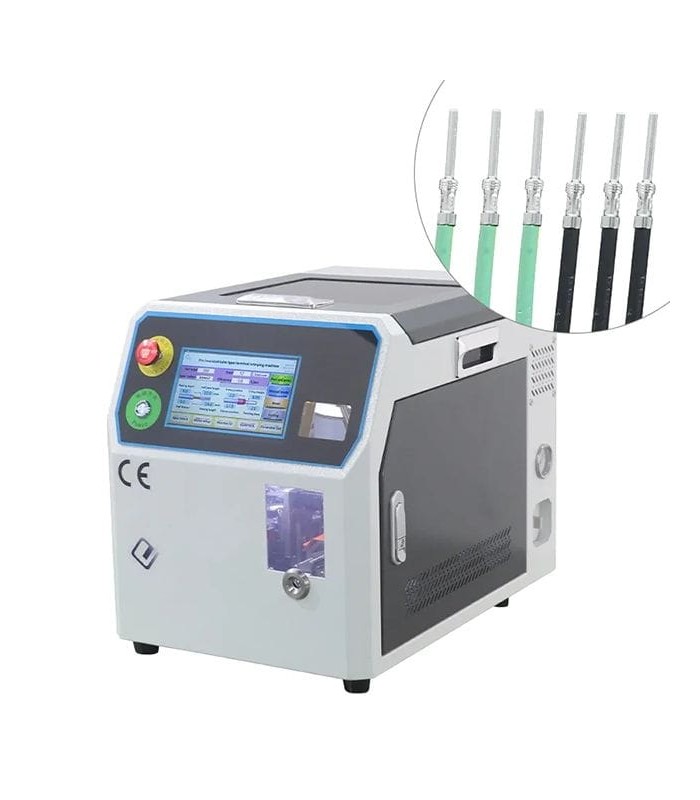 Máquina pelacables y prensadora automática para terminales torneados (0,5 - 4 mmq)