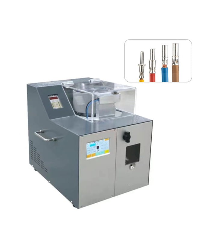 Machine automatique de dénudage et de sertissage de câbles pour cosses tournées (0,3 - 2.5 mmq)