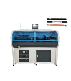 Automatic machine for cutting and stripping single-core cables (10 - 240 mmq)