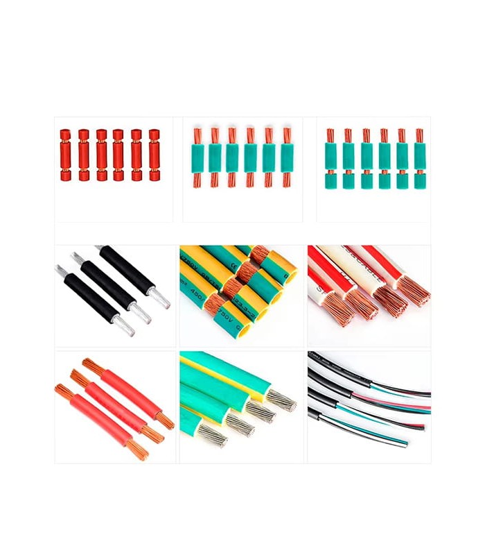 Máquina automática para cortar y pelar cables unipolares (6 - 120 mmq)