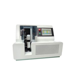 Macchina per la nastratura automatica dei cavi (Ø 4 - 25 mm) con bloccaggio cavo e taglio nastro automatico