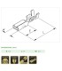 Terminal 2,8x0,8 female Fastin-Faston section 0,5-1 tin-plated brass