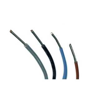 Cavo filo unipolare FEP Approvato VDE Sez. 0,35 mmq Nero