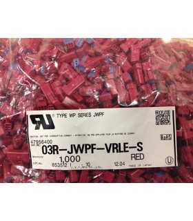Connettore JWPF maschio porta femmina 3 vie rosso