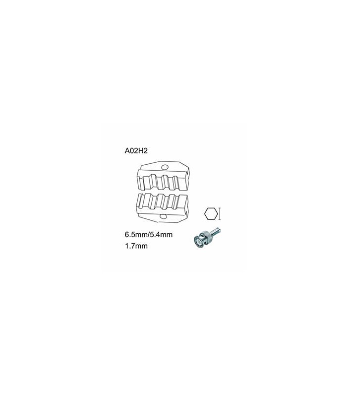 Matrice de sertissage pour connecteurs coaxiaux 6,5mm/5,4mm/1,7mm