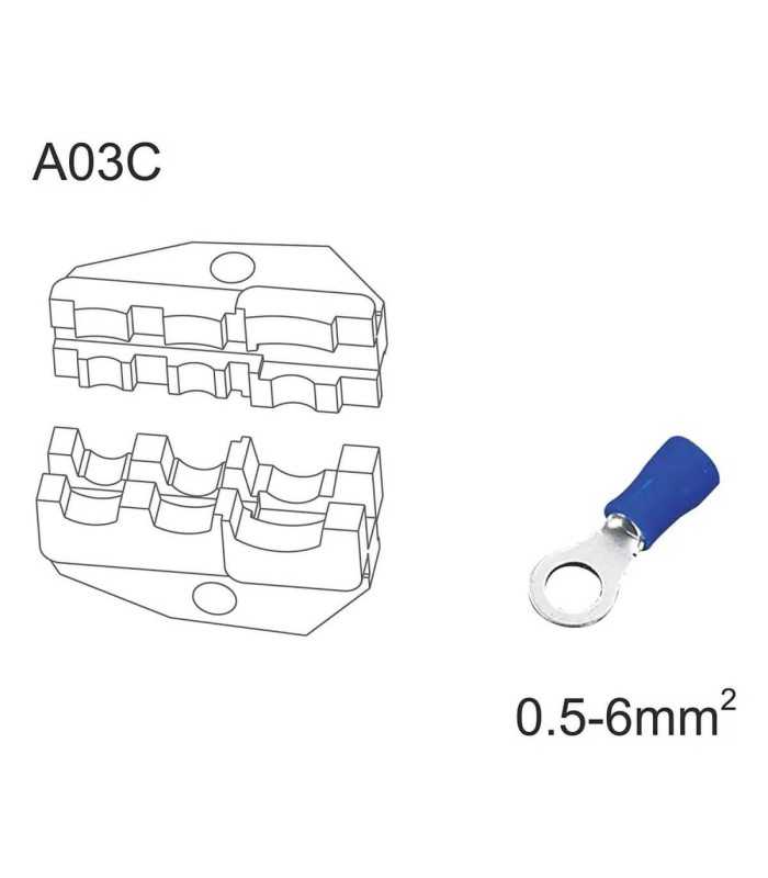 Matrice Crimpatura Faston Preisolato 0.5-6mmq