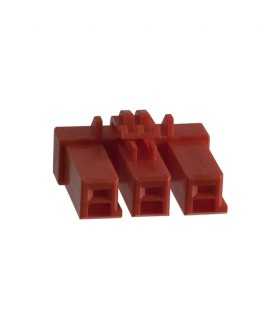 Conector DF22 macho 3 vìas rojo