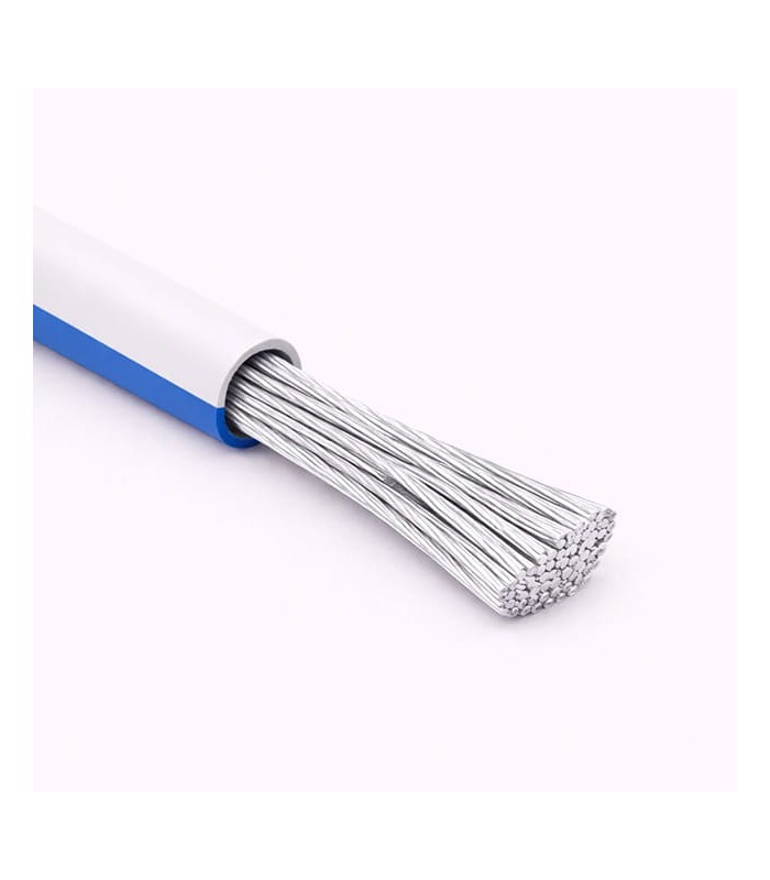 Einadriges Kabel Style 1015 H05V2-K AWG 20 Weiß/Blau