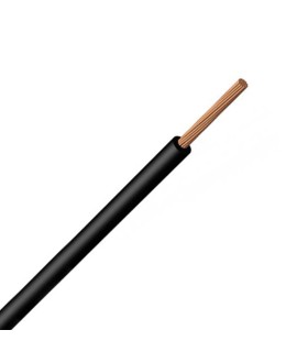 Cable de un solo núcleo T3 FLRYW-B (FR125 F5) ISO 6722 seg. 0,50 mmq Negro