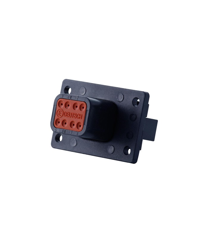 Connector DT Series Female 8 Way from panel CL06 black