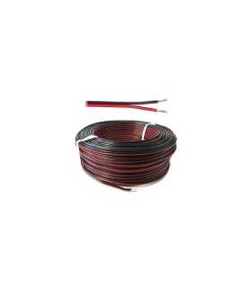 Draht Multipolaren kabel abschnitt FLRY 2x1,5 mmq Rot Schwarz