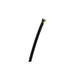 Cavo PVC SJT 3x18 awg guaina esterna nera interno 2 cavi neri 1 giallo/verde