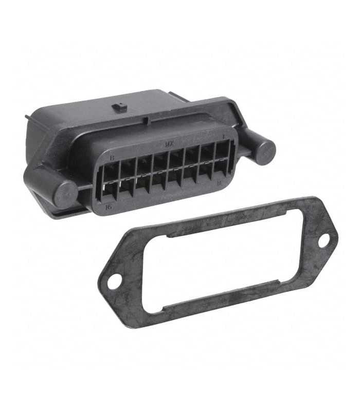 Conector hembra de 16 vías para montaje en panel serie MX150L