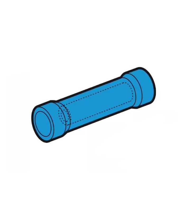 Insulated joint for cable section 2.5 mmq blue