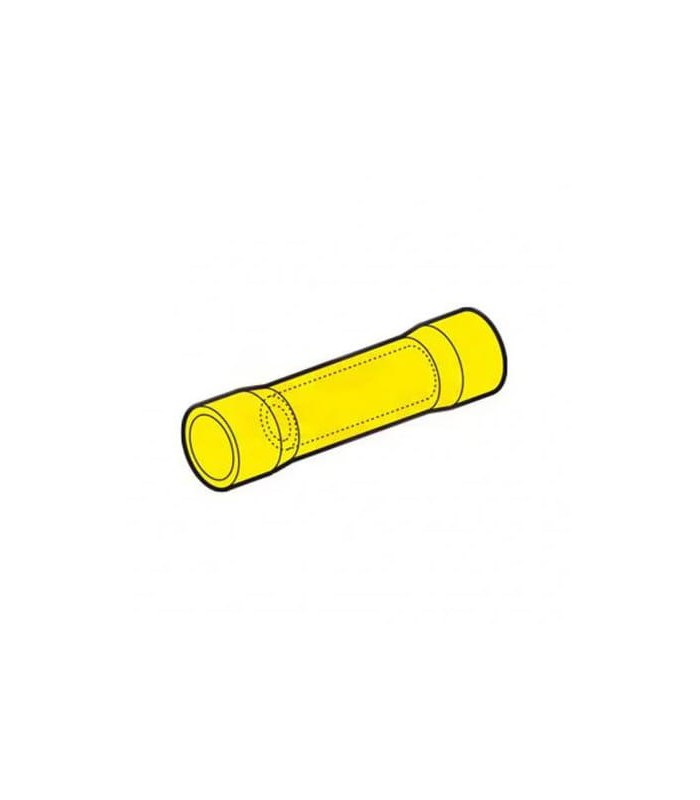 Insulated joint for cable section 4-6 mmq yellow
