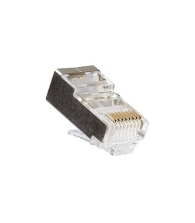Shielded RJ45 flying plug cat.5e for circular cable