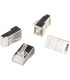 Spina volante RJ45 schermata cat.5e per cavo circolare