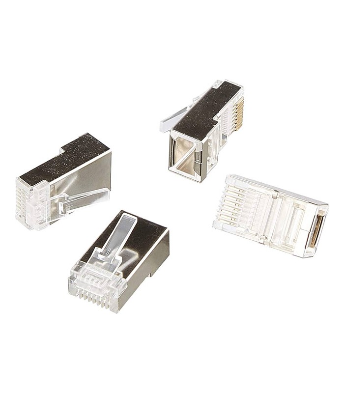 Shielded RJ45 flying plug cat.5e for circular cable