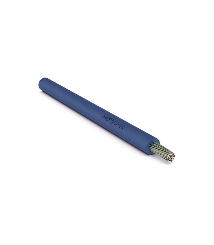 Draht Unipolar Kabel H05V-K abs. 0,50 mmq Blau RAL 5010