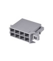 Connecteur Junior timer mâle 8 Voies Gris