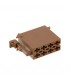 Conector Junior timer macho 8 vìas Marron
