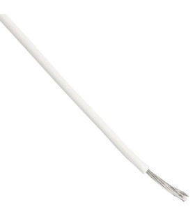 Einadriges Kabel EN50306-2 Sek. 1,00 mmq Weiss