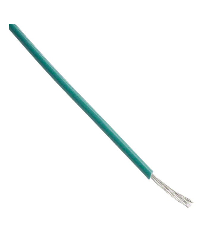Cable de un solo núcleo EN50306-2 seg. 1,00 mmq Verde