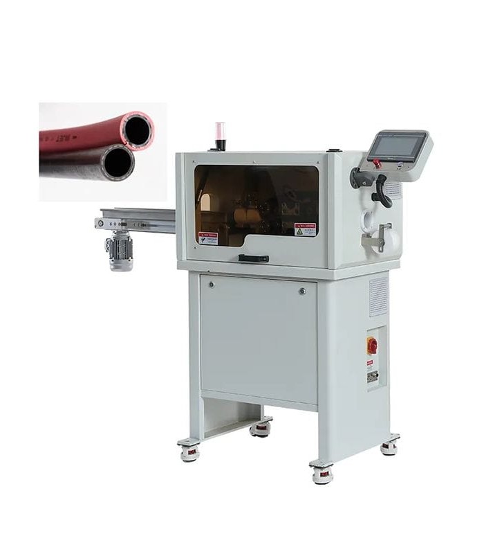 Automatic cutting machine for pipes and sheaths (1 - 55 mm)