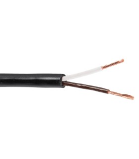 Cable LI12Y11Y 2x0.5 mmq ext. black