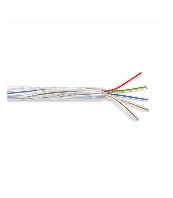 Cable FR5F transparente 5g1,5 almas internas en Fep VDE